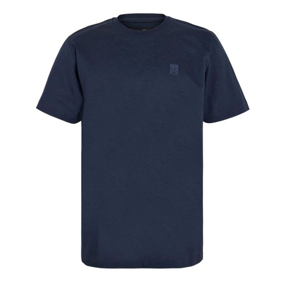 Belstaff Mens Logo Cotton Regular T-Shirt / Ink